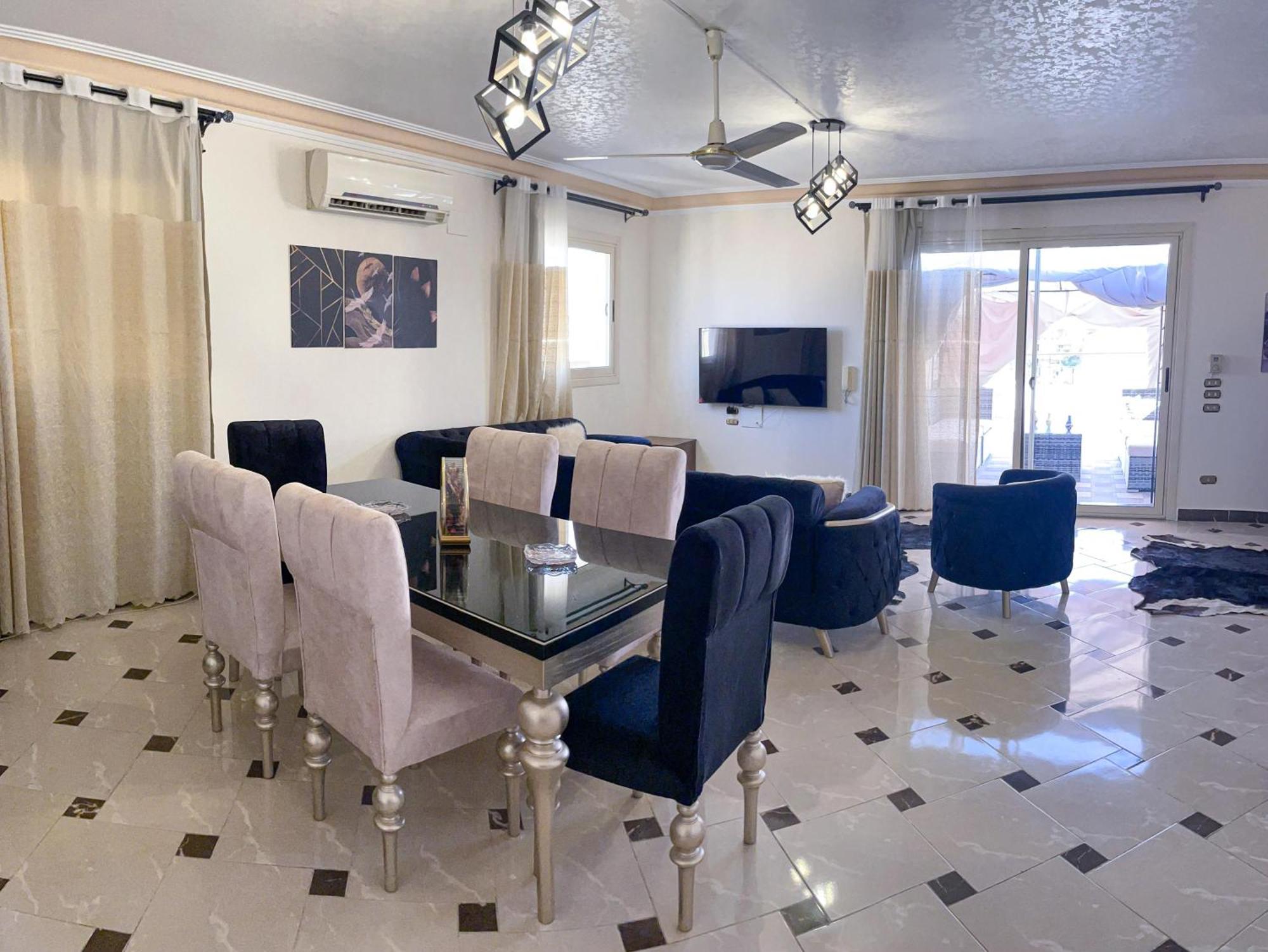 2Bd Apartment In A Rooftop With A Private Terrace Каїр Екстер'єр фото